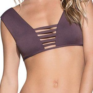 Maaji Reversible Bikini Set in Fig / Palm Print